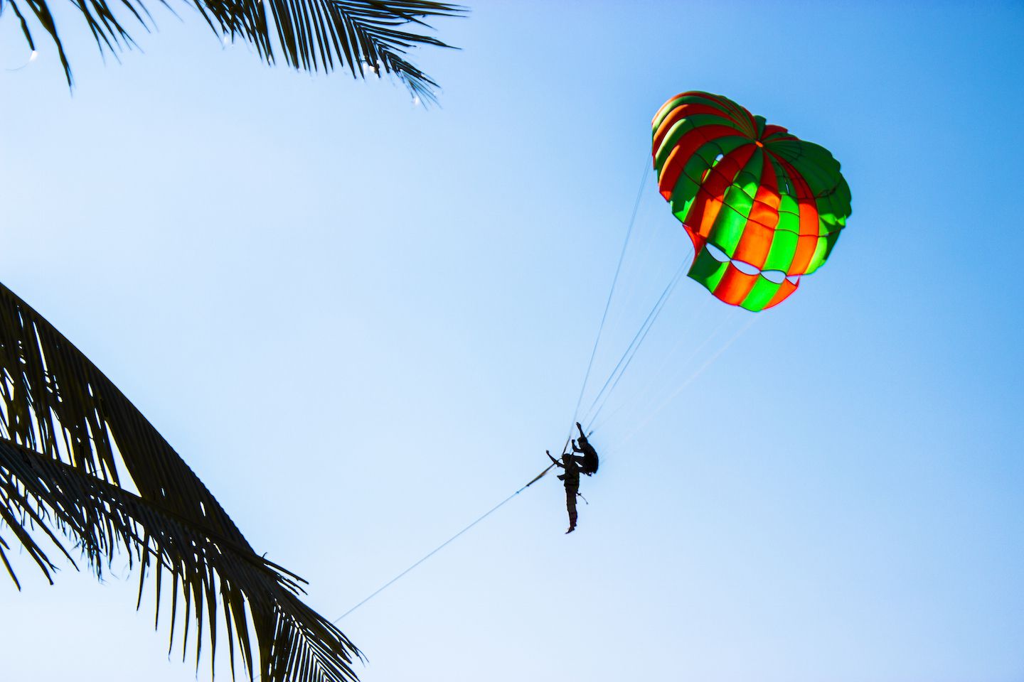 Parasailing at Patong Beach, Phuket, Thailand