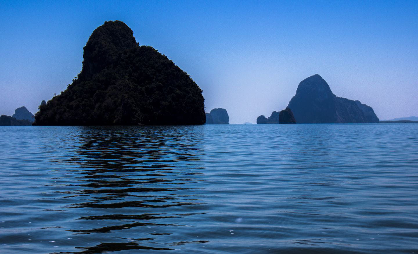 Limestone mountains at Phang Nga Bay, Thailand
