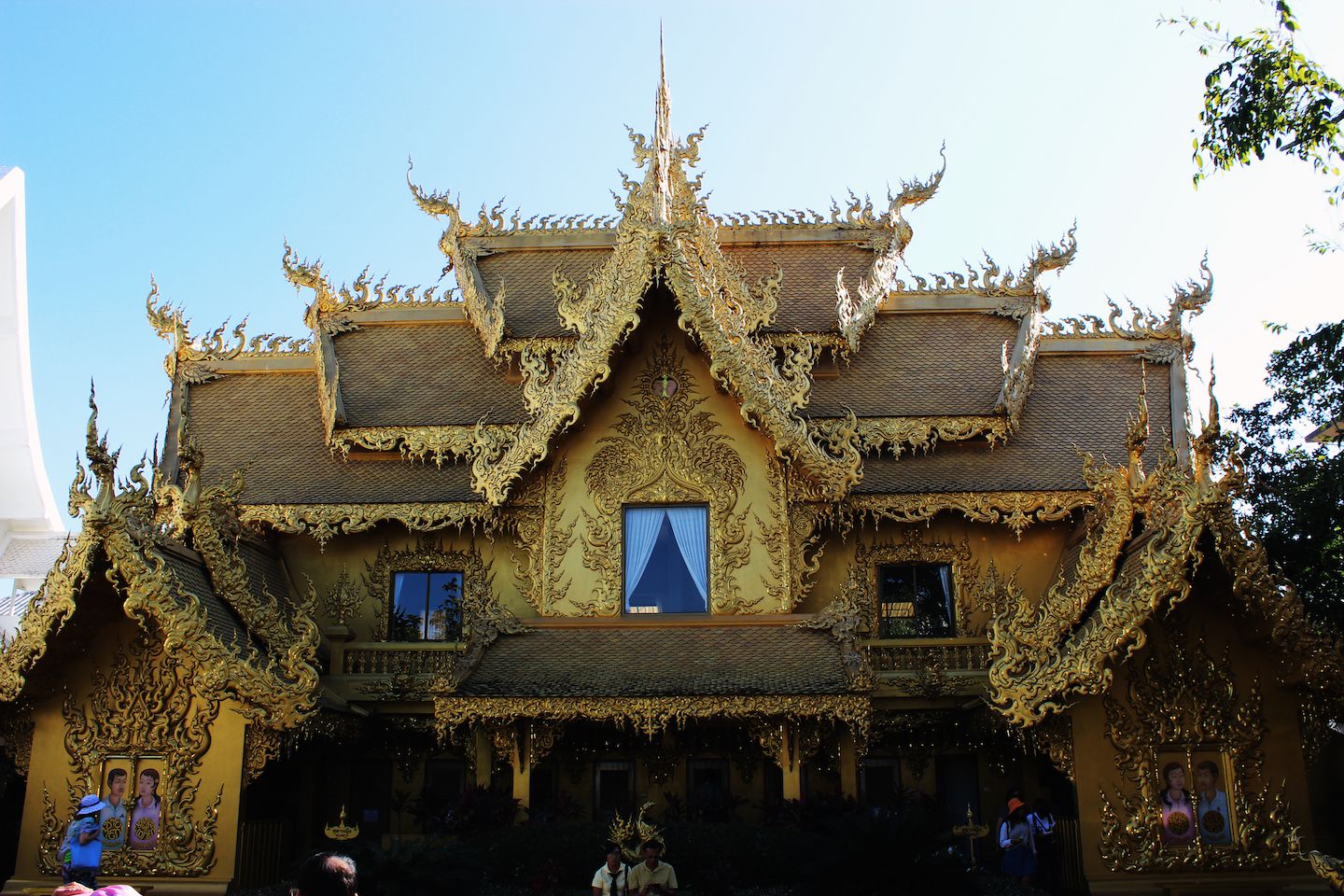 Toilette building next to the White Temple in Chiang Rai