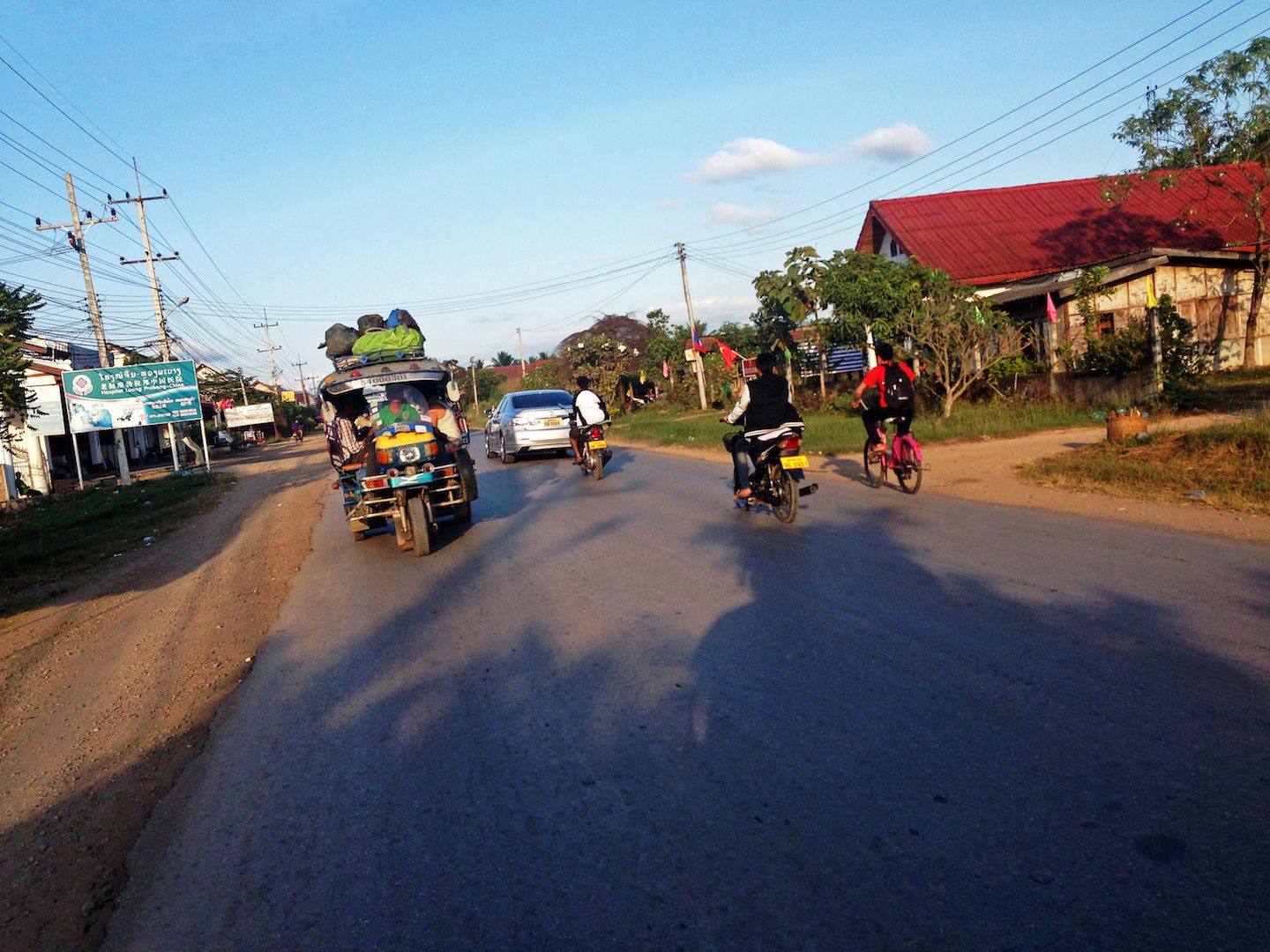 Tuk-tuk in Luang Prabang, Laos