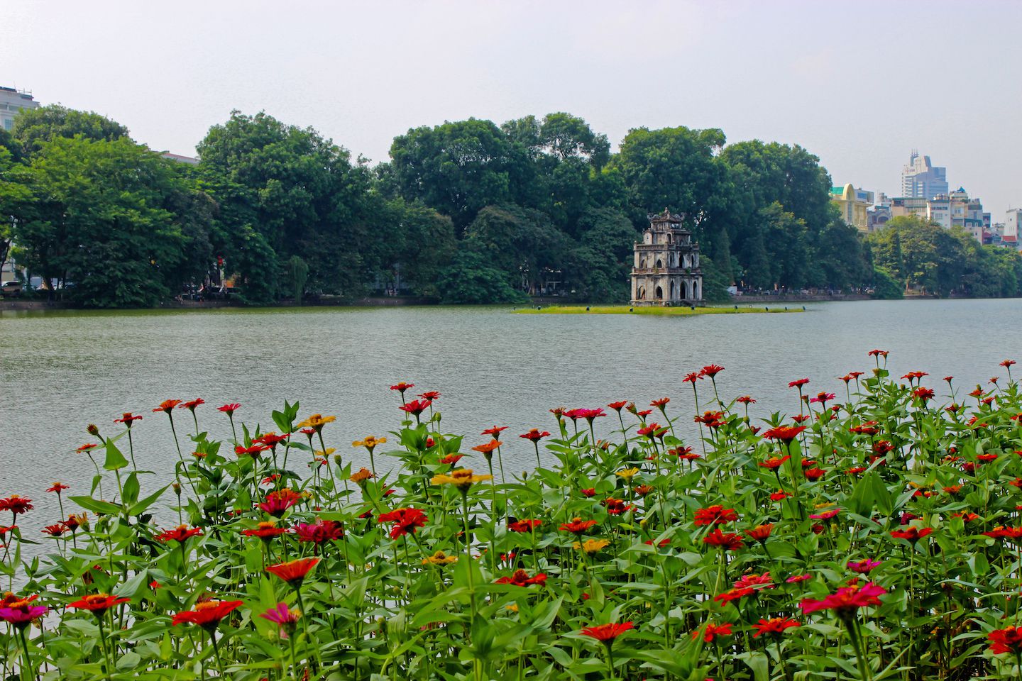 Turtle Tower at Hoan Kiem Lake