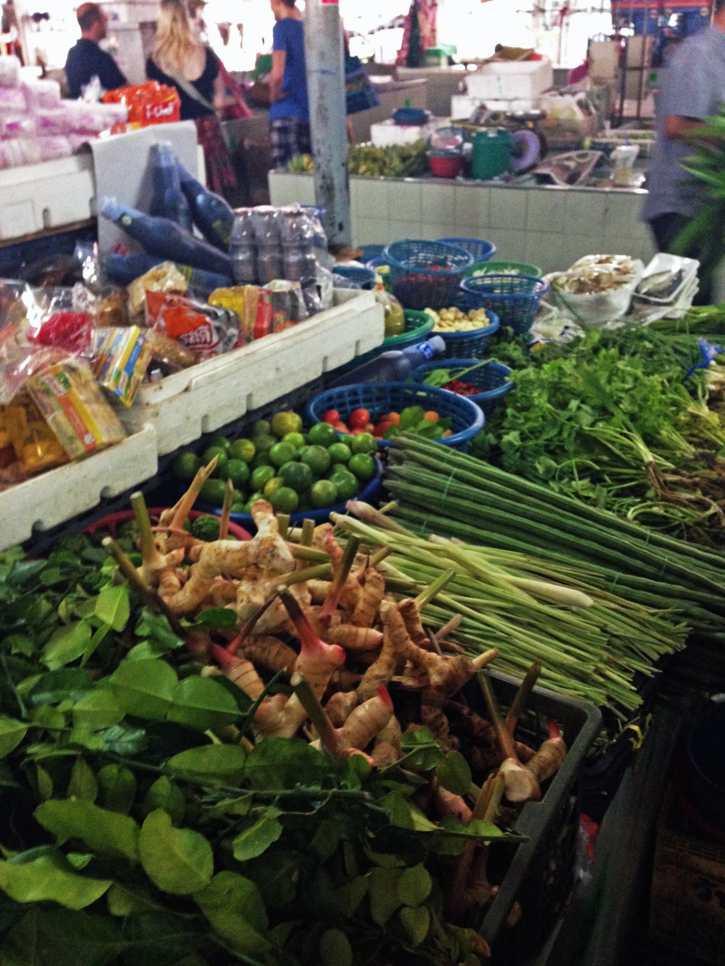 Vegetables at the local market, Bangkok, Thailand