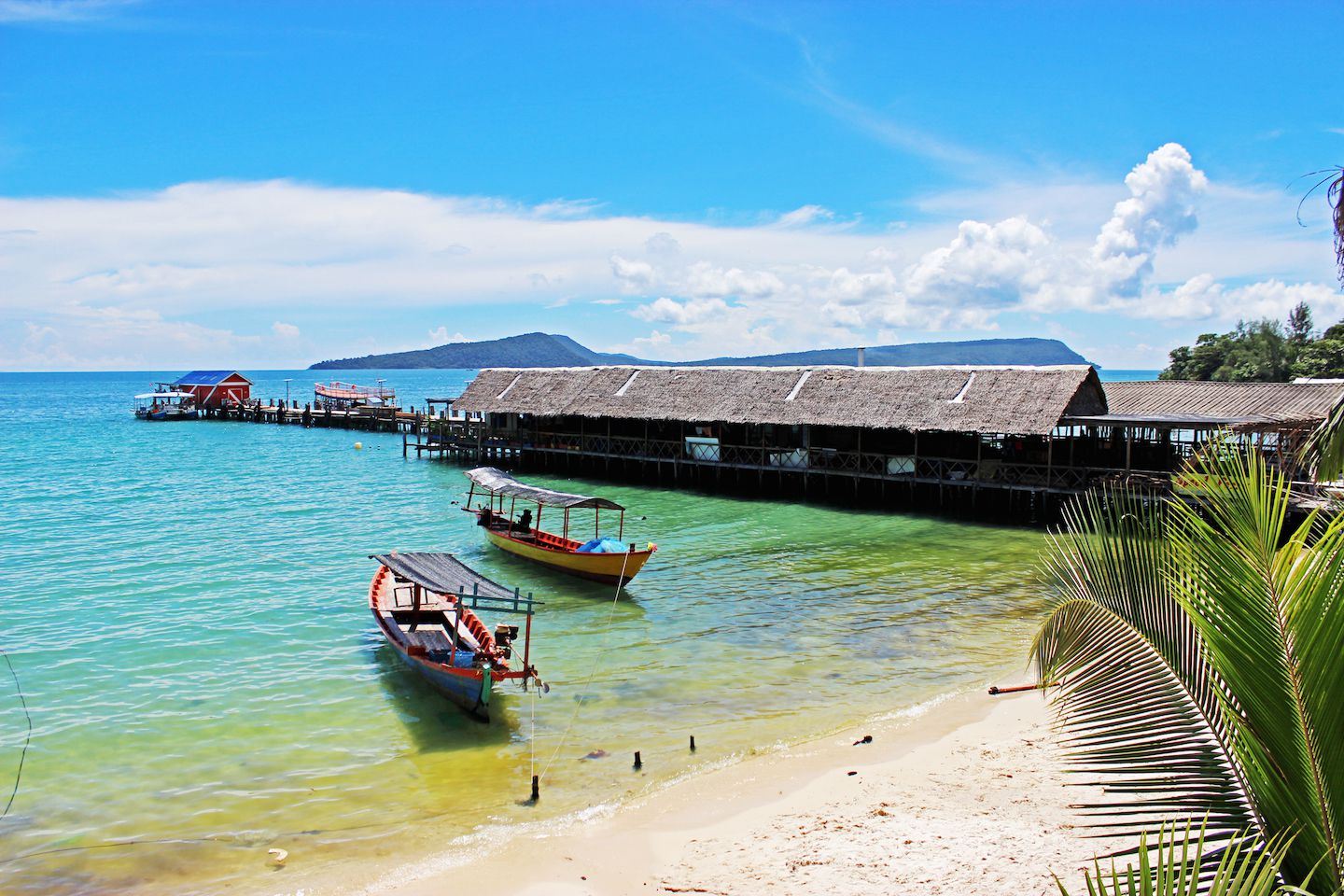 View from our balcony in Koh Rong