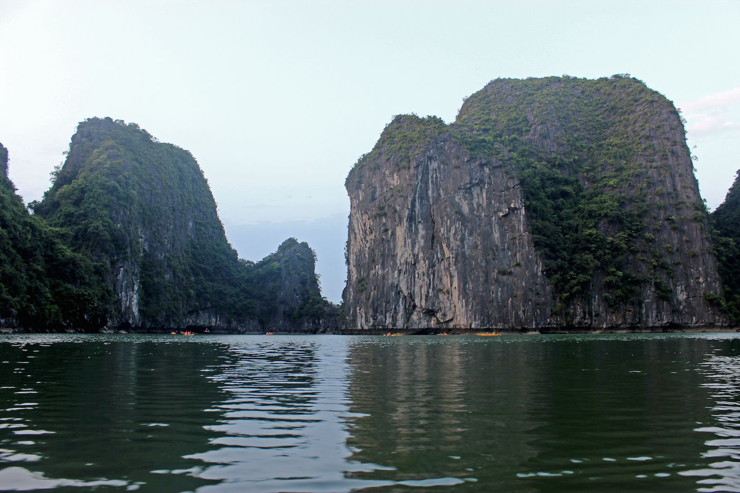 View from our kayak