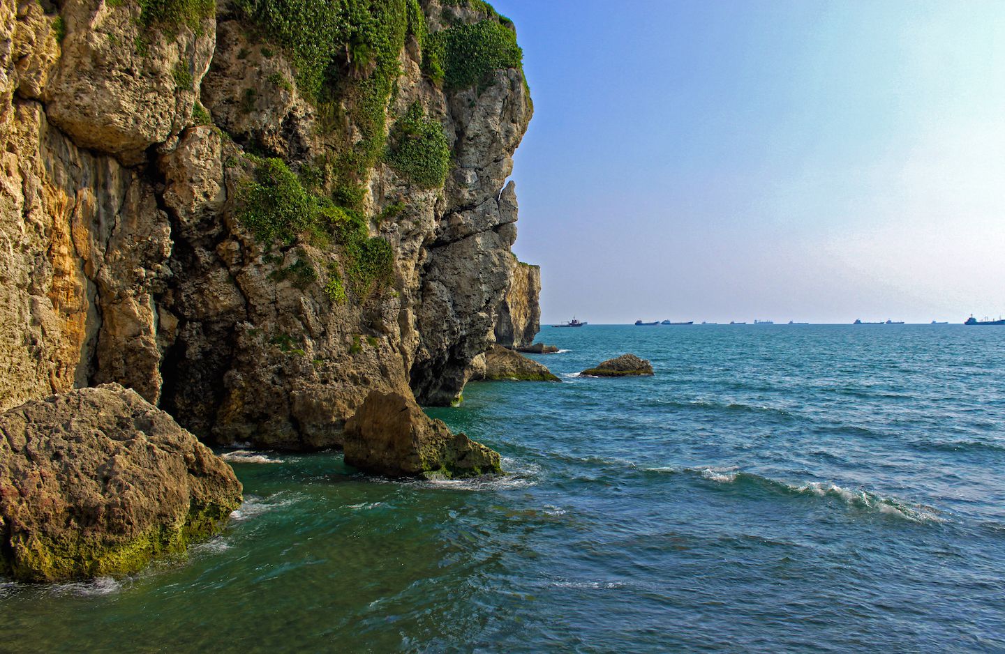 View from the bike pathway