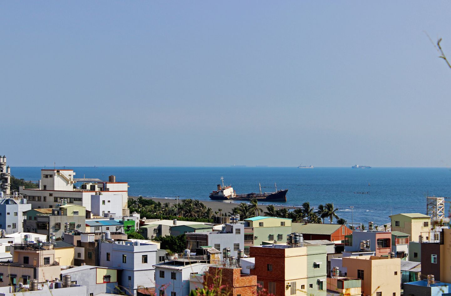 View of Cijin beach from the lighthouse