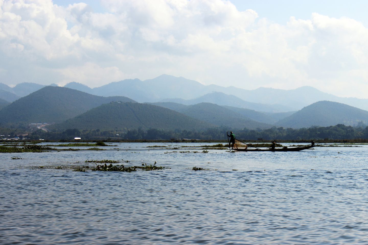 View of Inle Lake in the morning, Myanmar