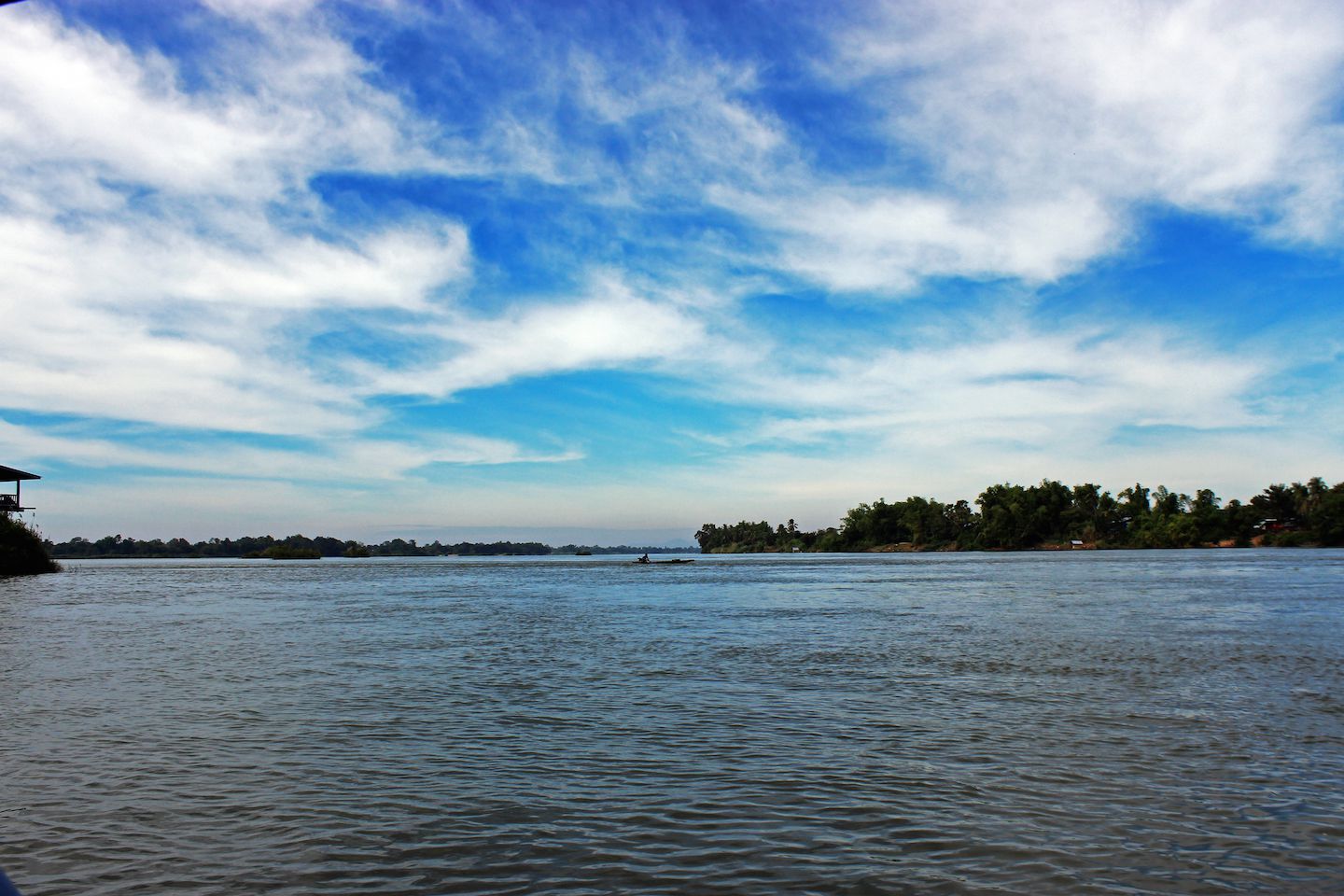 View of the Mekong River, 4000 Islands (Si Phan Don), Laos