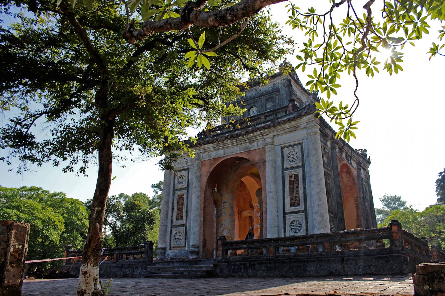 View of the tomb of Emperor Minh Mang