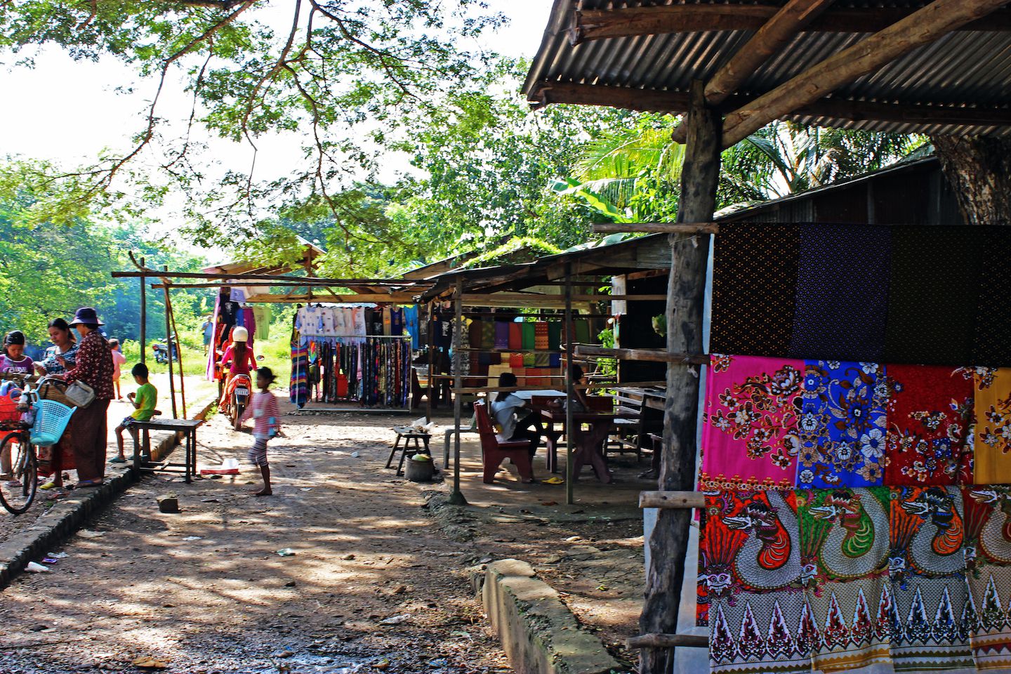Village where the bamboo train stops