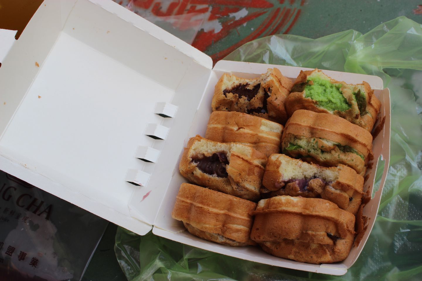 Waffles with 6 different flavours